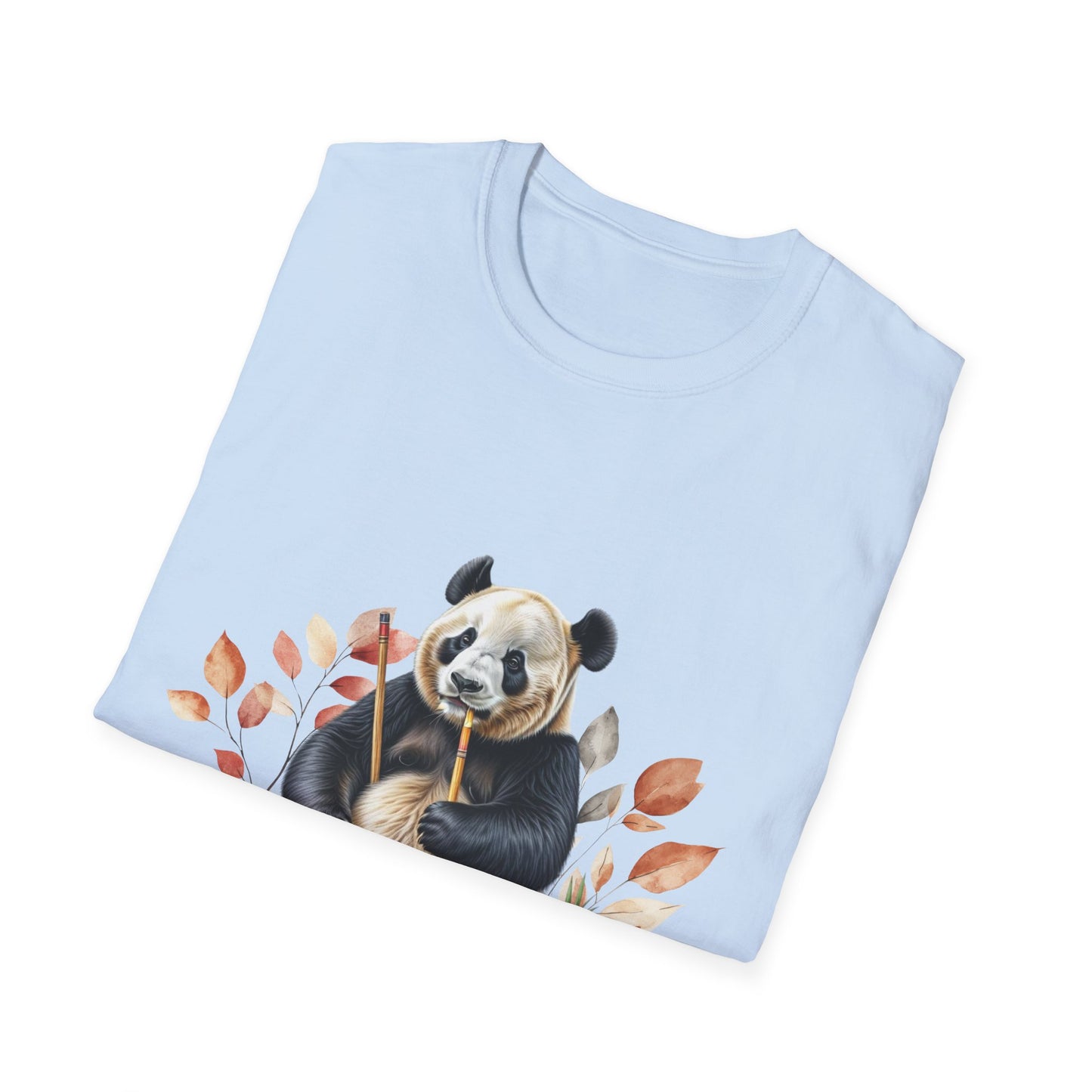 Wild at Heart Panda Unisex Softstyle T-Shirt