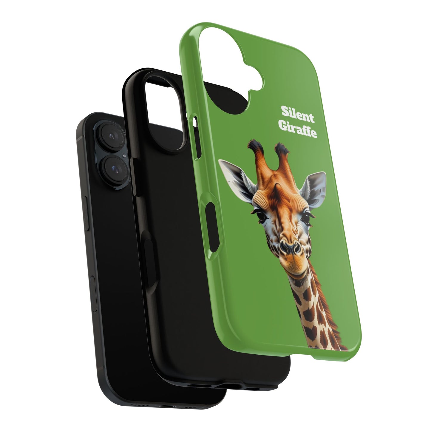 Giraffe Phone Case - Silent Giraffe Design - Tough Protection with Style