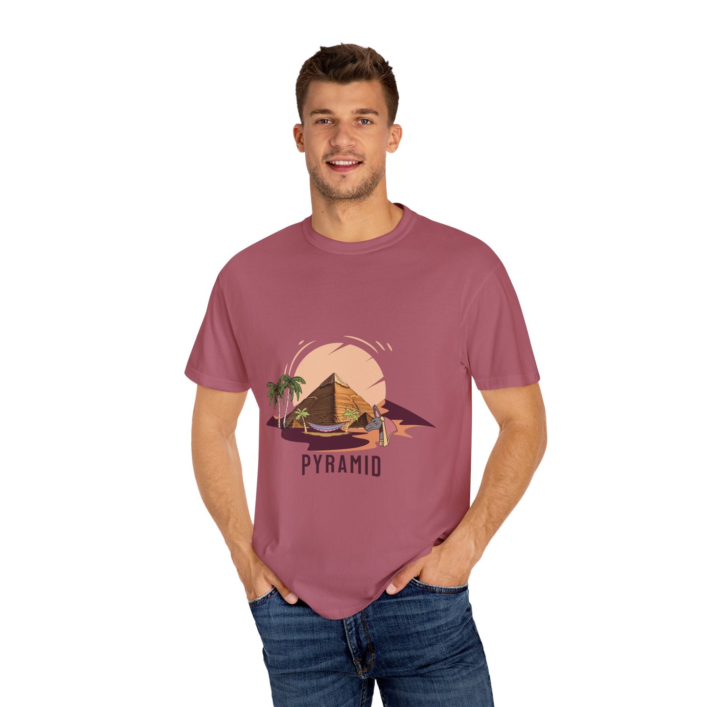 Unisex Pyramid Graphic T-Shirt for Adventure Lovers