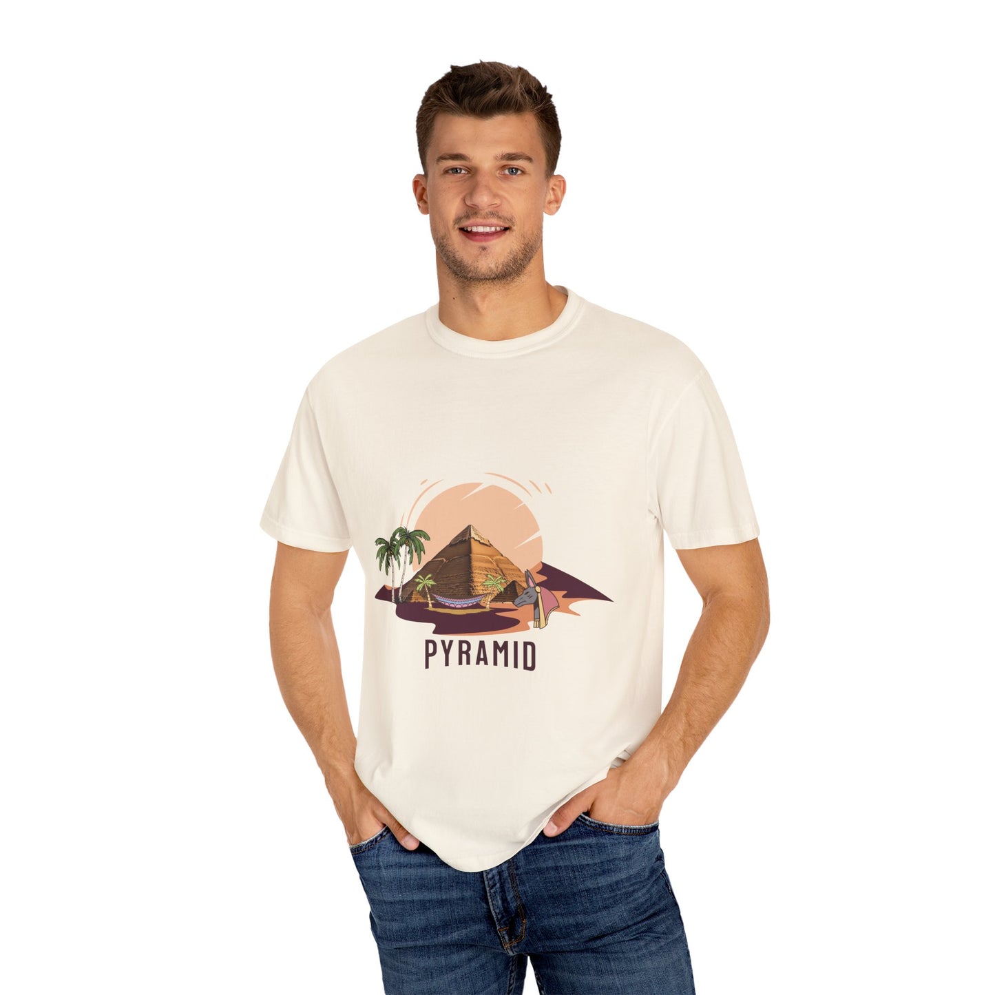Unisex Pyramid Graphic T-Shirt for Adventure Lovers
