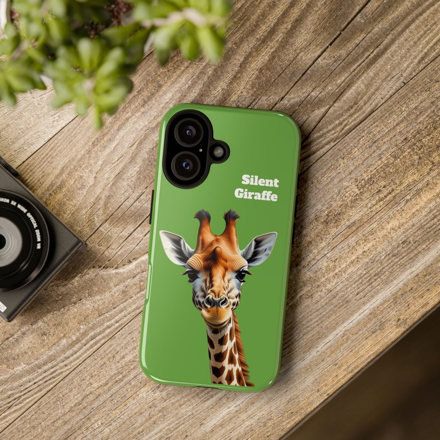 Giraffe Phone Case - Silent Giraffe Design - Tough Protection with Style