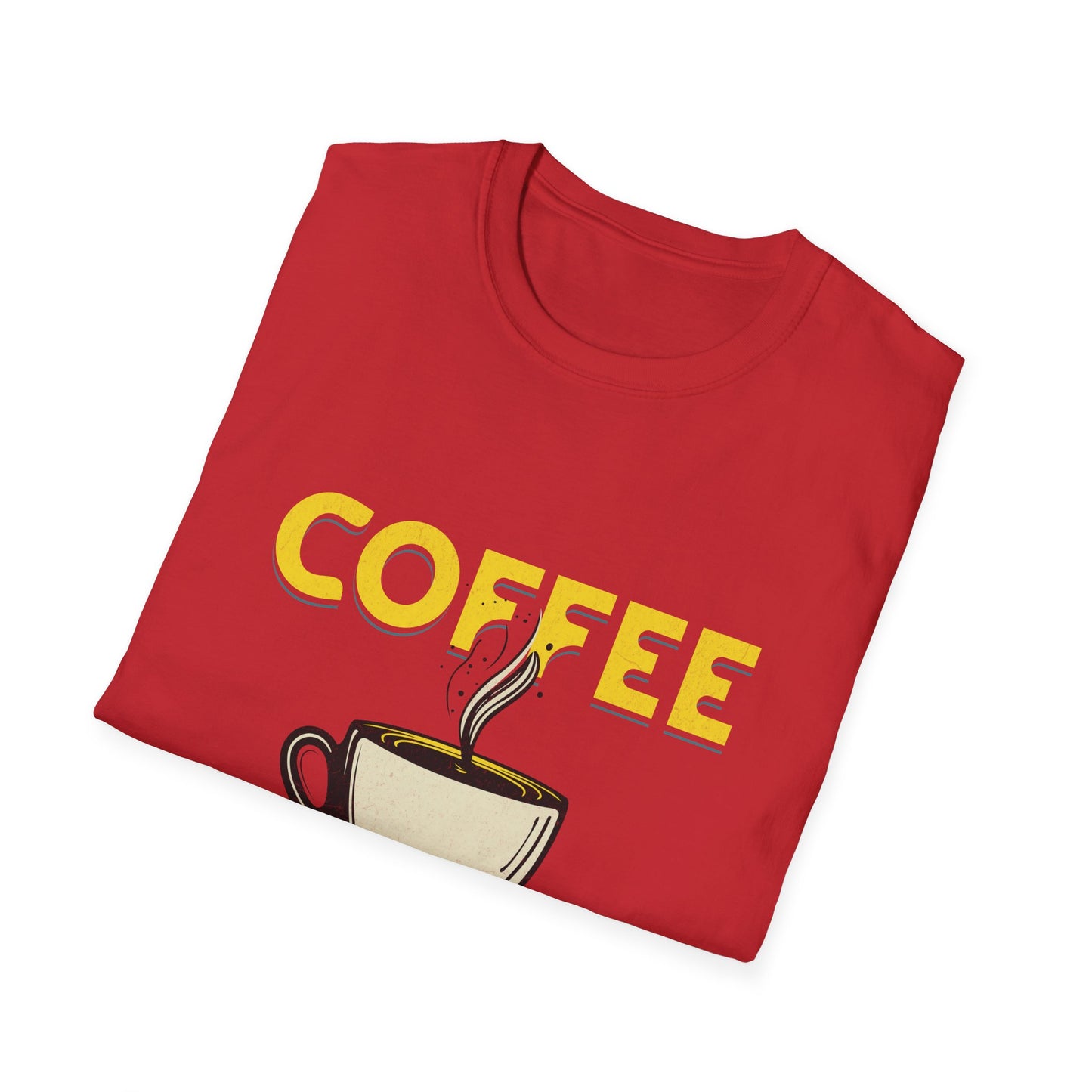 Coffee Lover Unisex Softstyle T-Shirt - Perfect Gift for Caffeine Enthusiasts