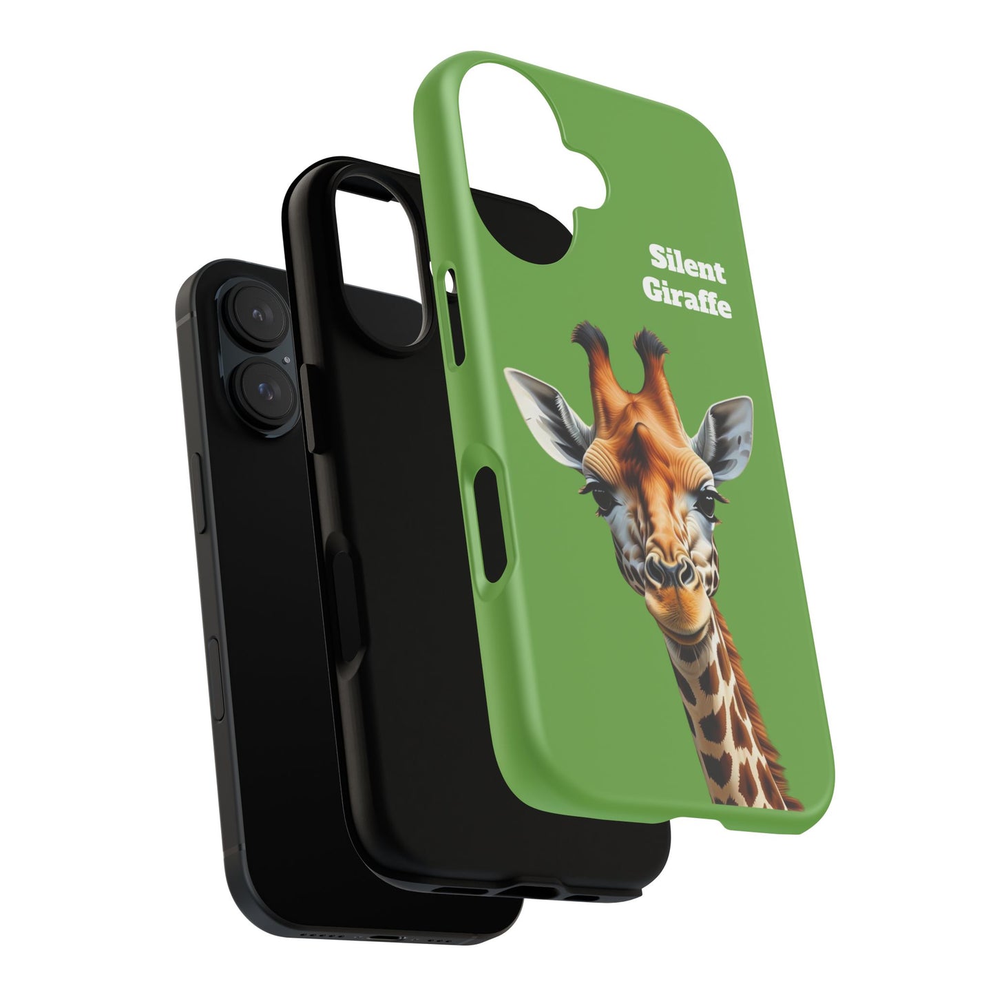 Giraffe Phone Case - Silent Giraffe Design - Tough Protection with Style