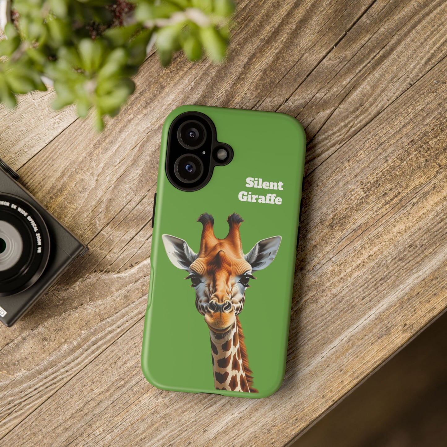 Giraffe Phone Case - Silent Giraffe Design - Tough Protection with Style