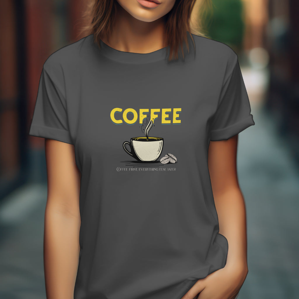 Coffee Lover Unisex Softstyle T-Shirt - Perfect Gift for Caffeine Enthusiasts