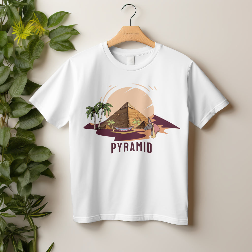 Unisex Pyramid Graphic T-Shirt for Adventure Lovers