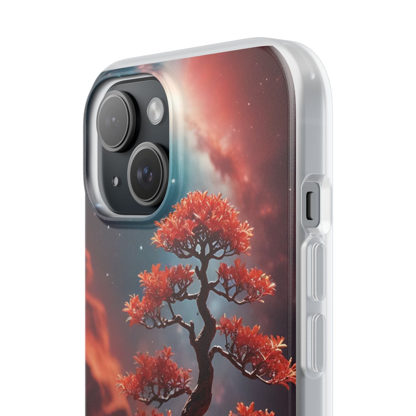 Bonsai Tree Flexi Case - Aesthetic Phone Cover with Nature Design