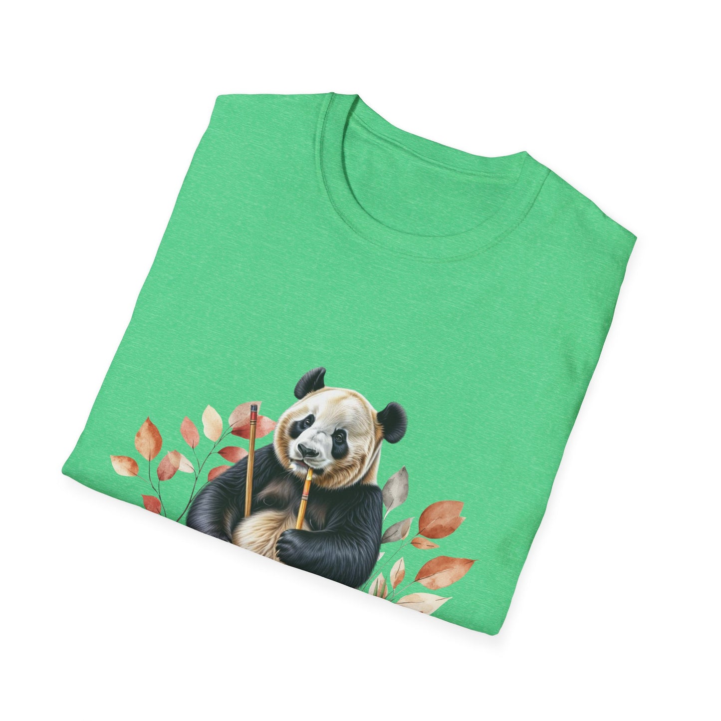 Wild at Heart Panda Unisex Softstyle T-Shirt