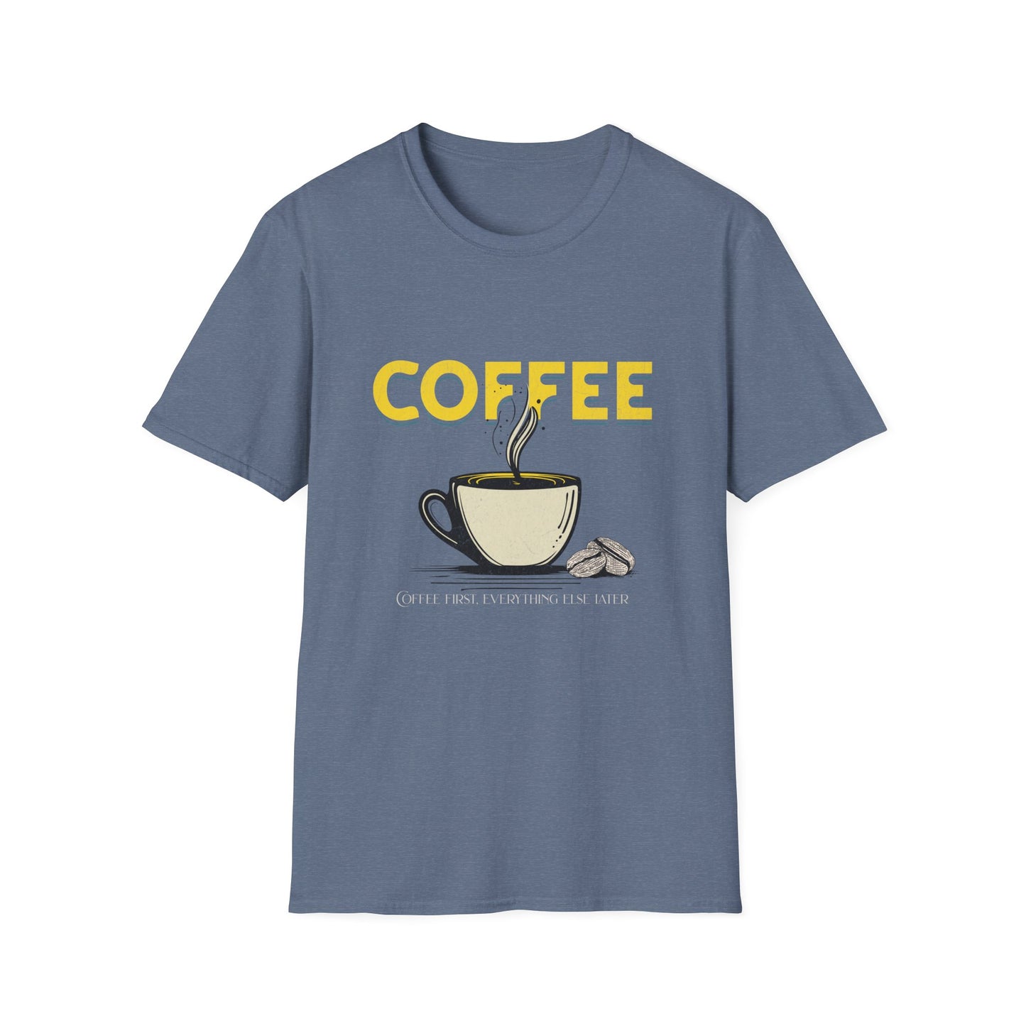 Coffee Lover Unisex Softstyle T-Shirt - Perfect Gift for Caffeine Enthusiasts