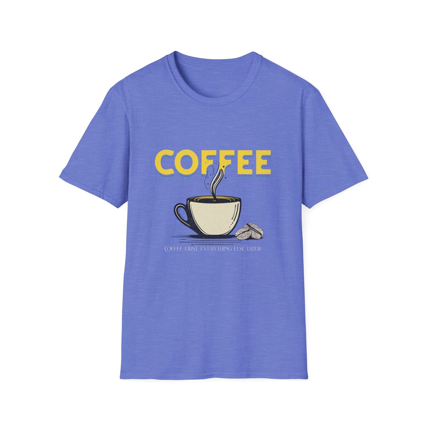 Coffee Lover Unisex Softstyle T-Shirt - Perfect Gift for Caffeine Enthusiasts