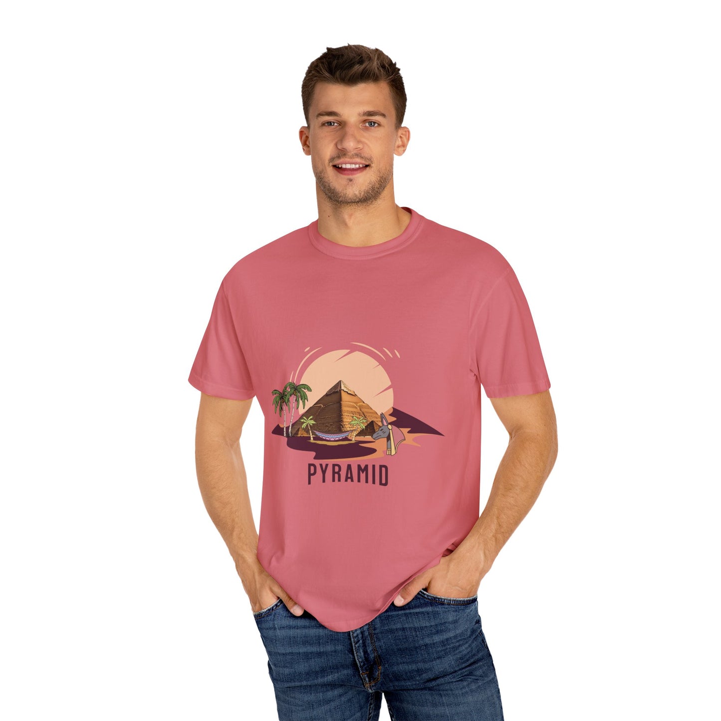 Unisex Pyramid Graphic T-Shirt for Adventure Lovers