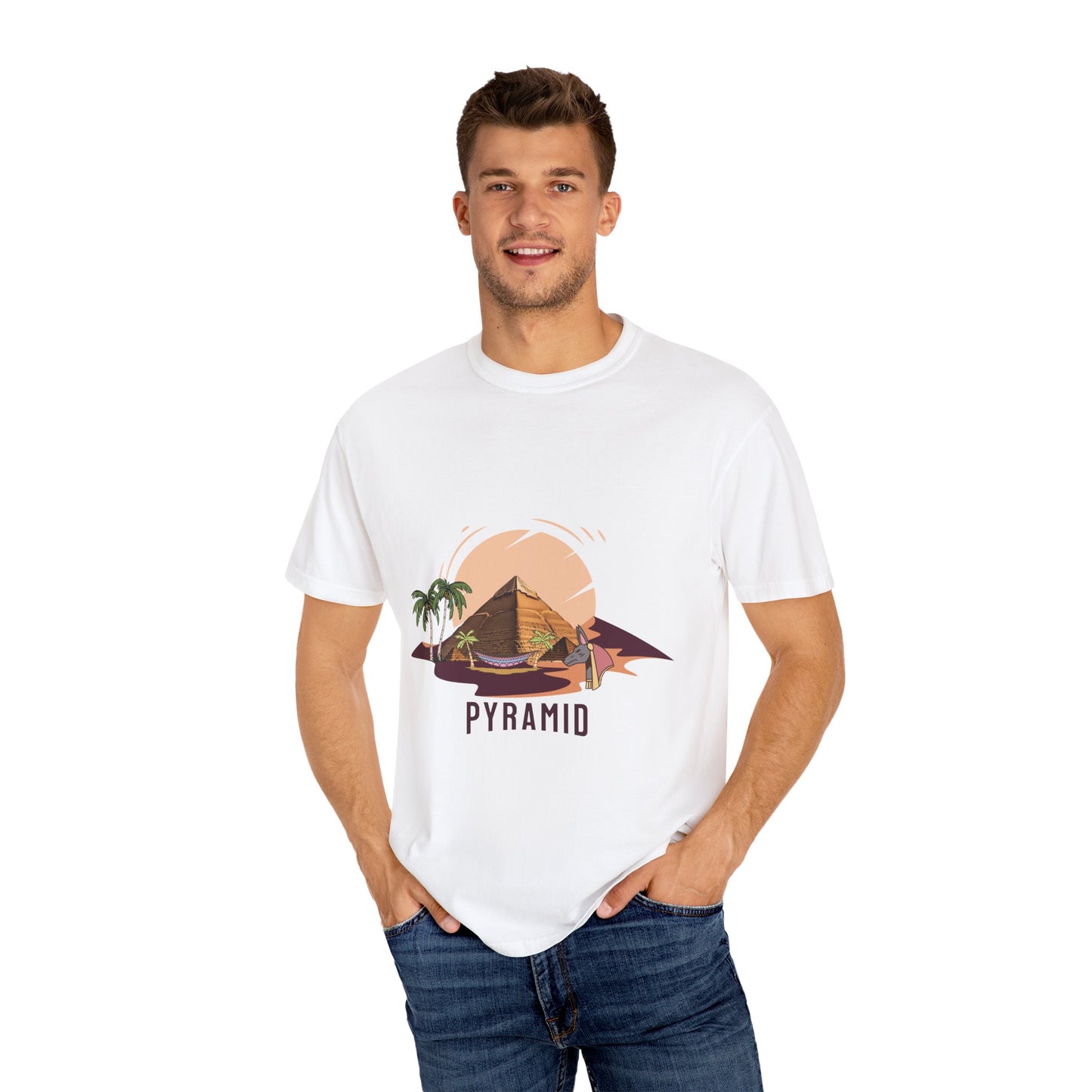 Unisex Pyramid Graphic T-Shirt for Adventure Lovers