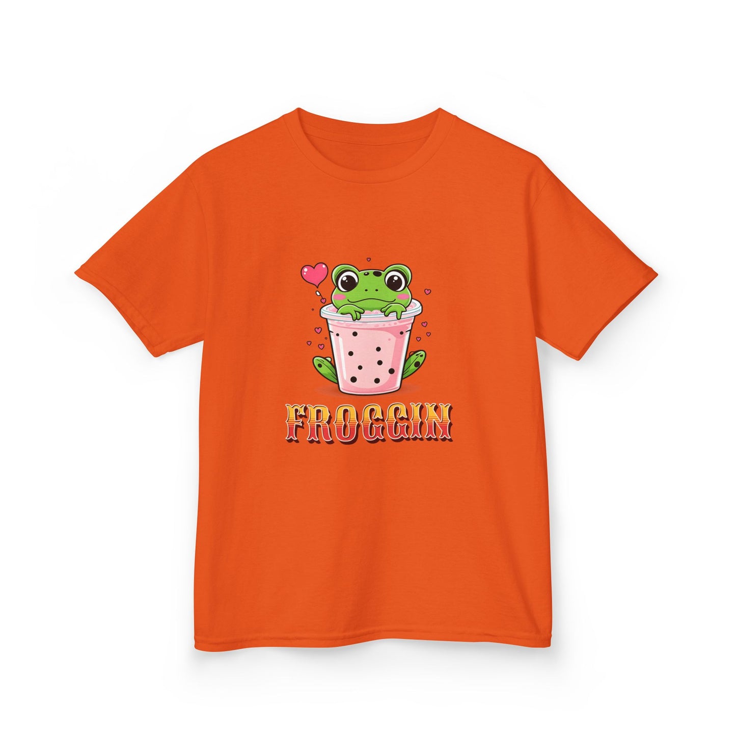 Kids Tee - Cute Frog Themed 'Froggin' Design for Fun & Play