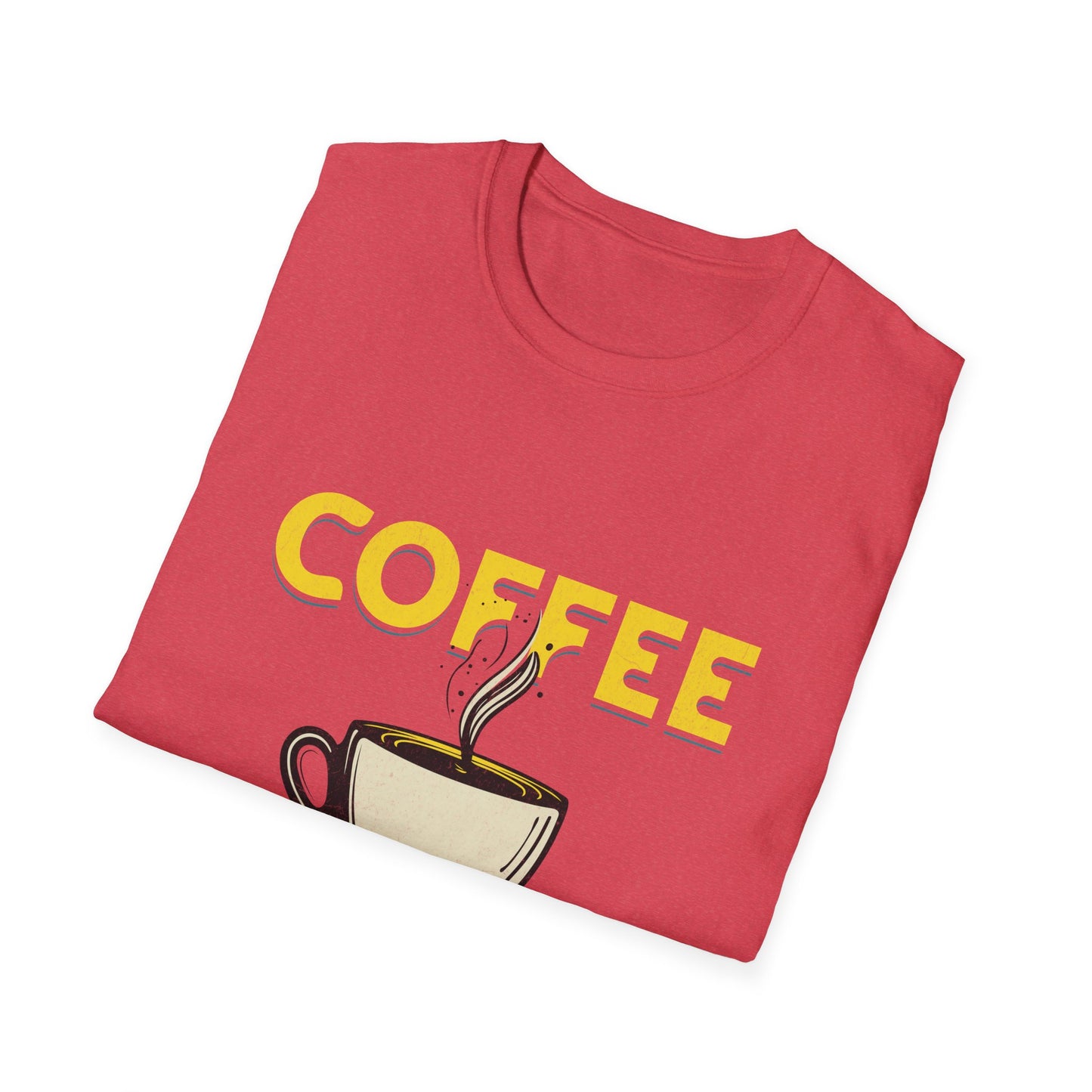 Coffee Lover Unisex Softstyle T-Shirt - Perfect Gift for Caffeine Enthusiasts