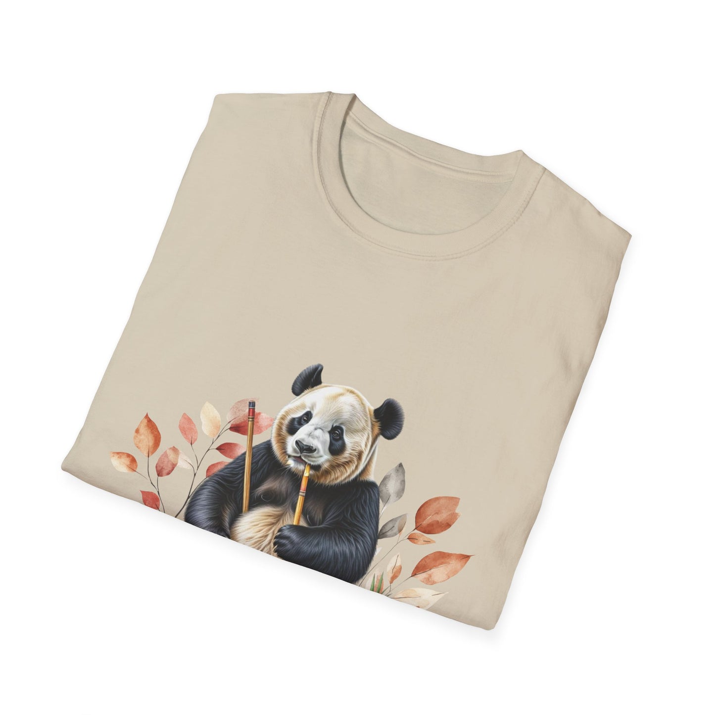 Wild at Heart Panda Unisex Softstyle T-Shirt