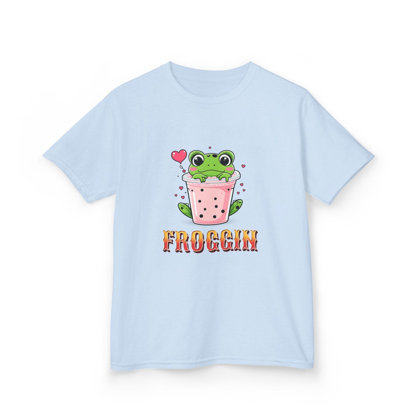 Kids Tee - Cute Frog Themed 'Froggin' Design for Fun & Play
