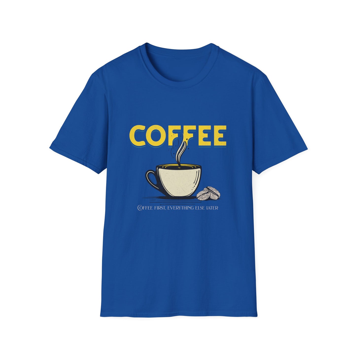 Coffee Lover Unisex Softstyle T-Shirt - Perfect Gift for Caffeine Enthusiasts