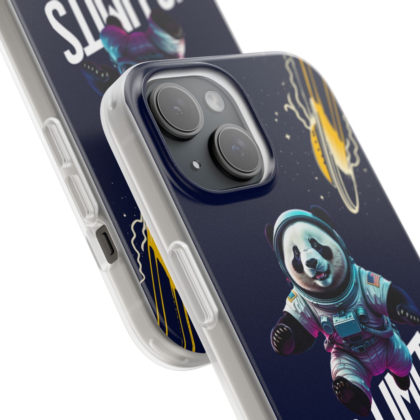 Panda Space Adventure Flexi Case – 'No Limits' Design
