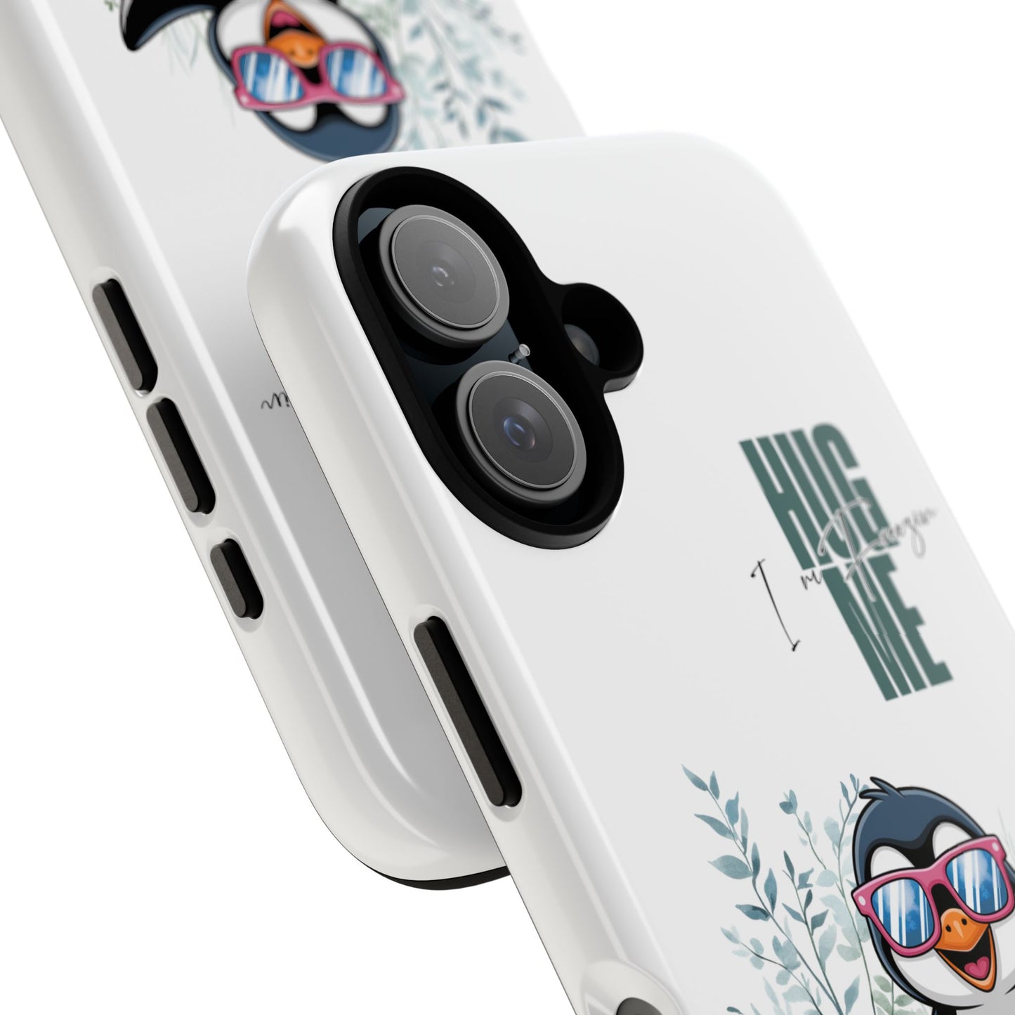 Phone Case - Cute Penguin 'Hug Me' Design