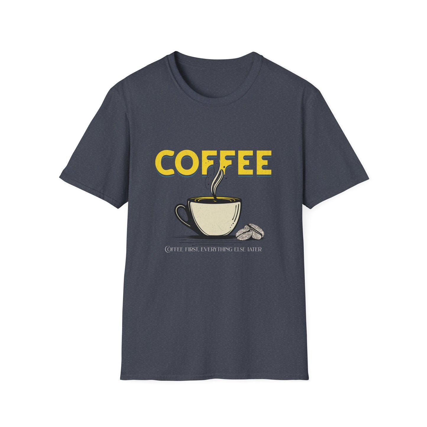 Coffee Lover Unisex Softstyle T-Shirt - Perfect Gift for Caffeine Enthusiasts