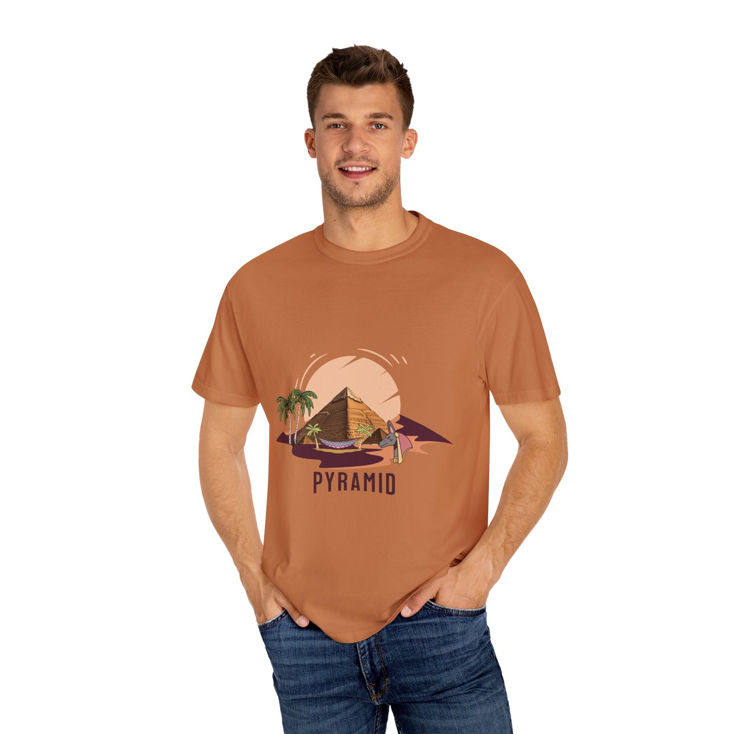 Unisex Pyramid Graphic T-Shirt for Adventure Lovers
