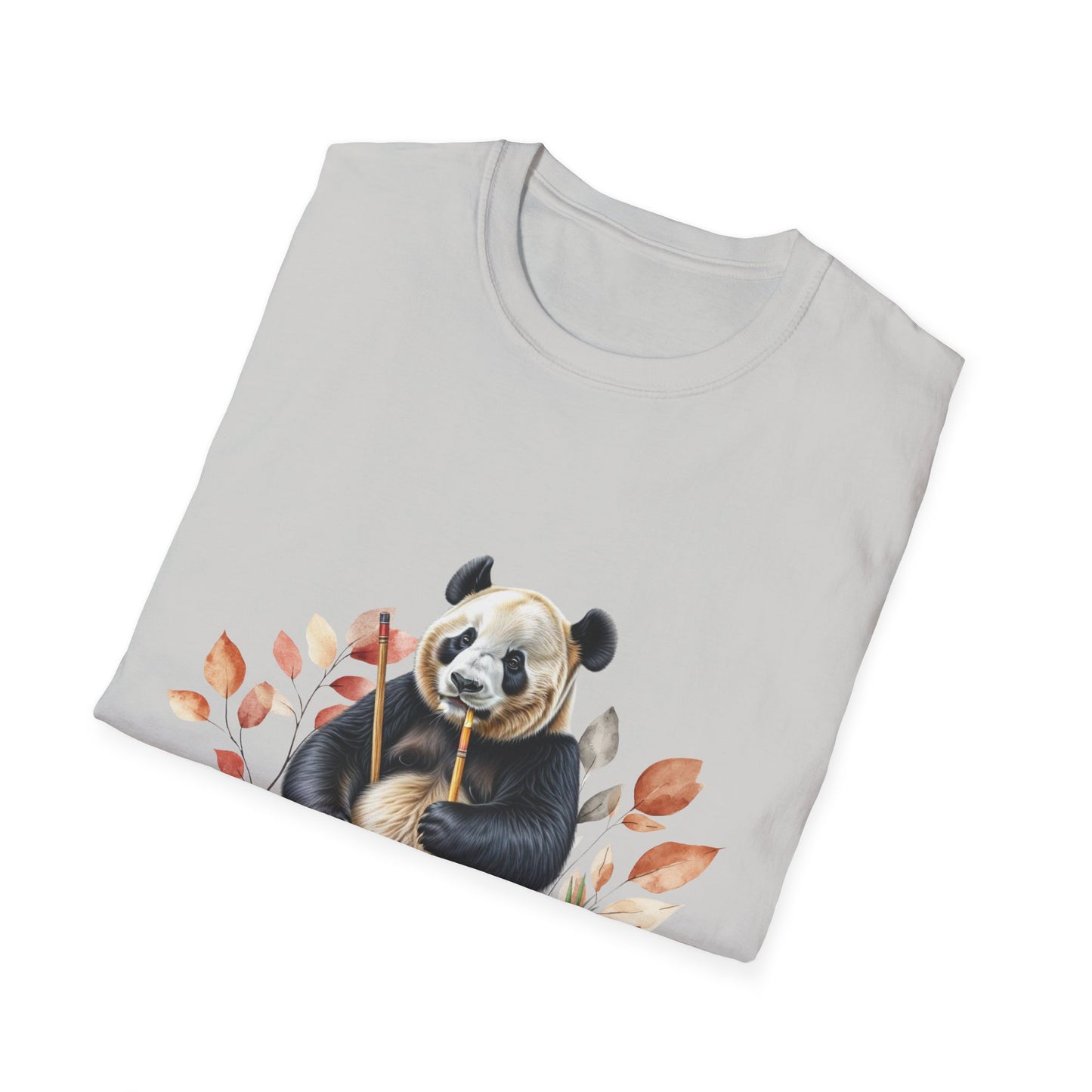 Wild at Heart Panda Unisex Softstyle T-Shirt