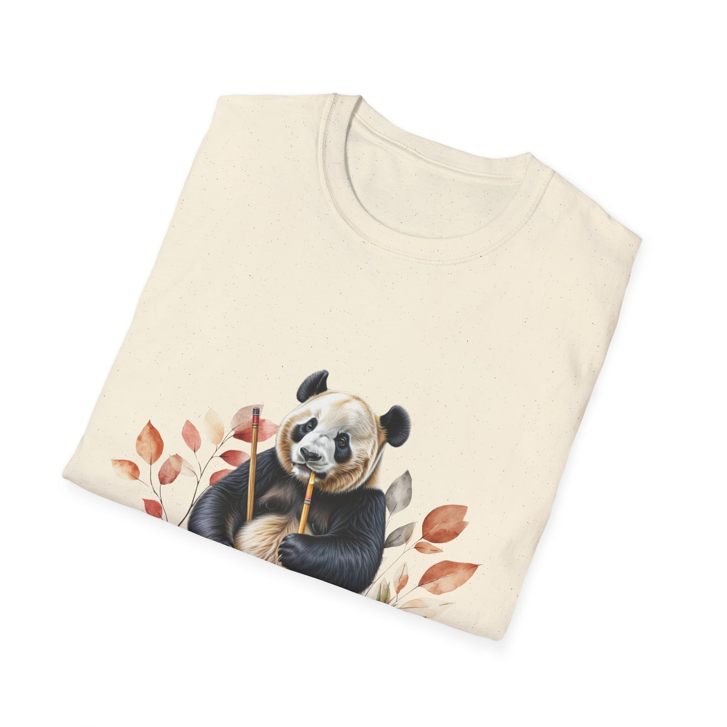 Wild at Heart Panda Unisex Softstyle T-Shirt