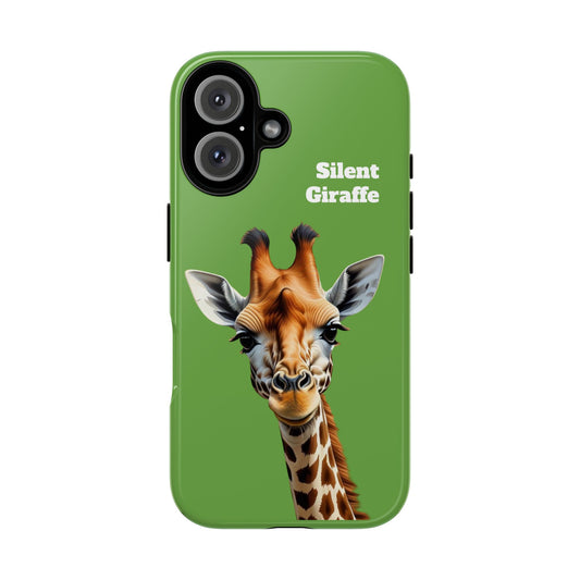 Giraffe Phone Case - Silent Giraffe Design - Tough Protection with Style