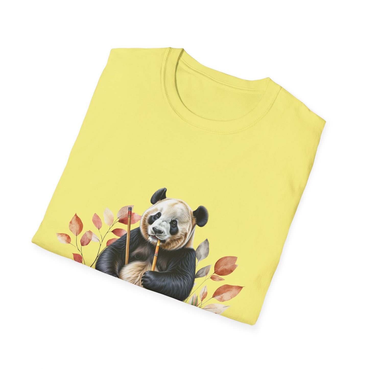 Wild at Heart Panda Unisex Softstyle T-Shirt