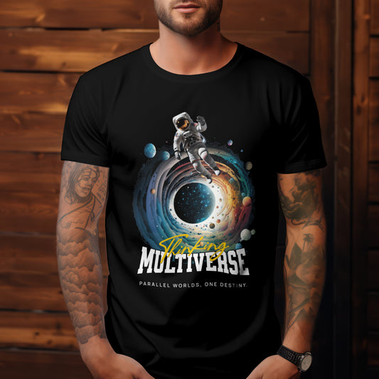 Astronaut Multiverse Unisex T-Shirt - Cosmic Adventure Tee