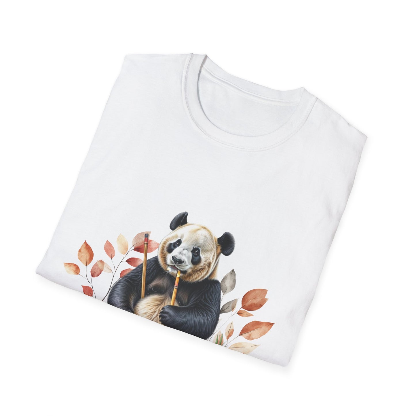Wild at Heart Panda Unisex Softstyle T-Shirt