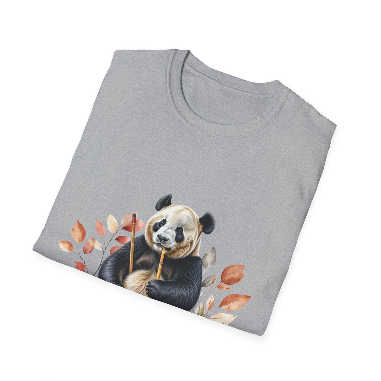 Wild at Heart Panda Unisex Softstyle T-Shirt
